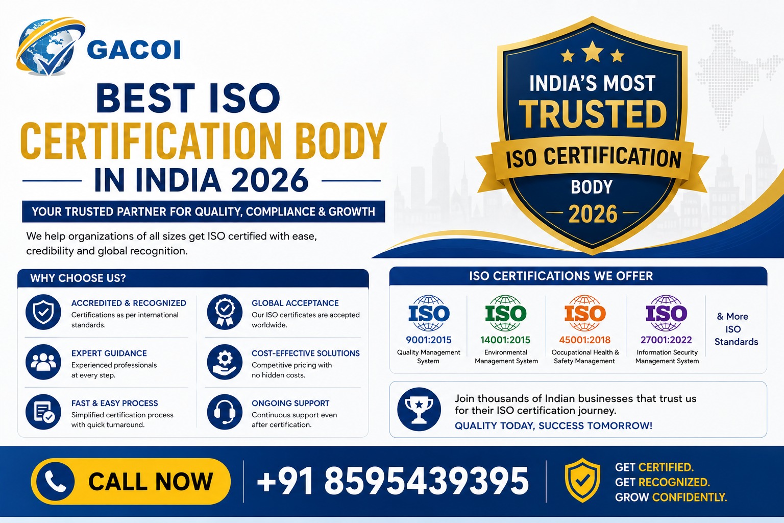 Best ISO certification body