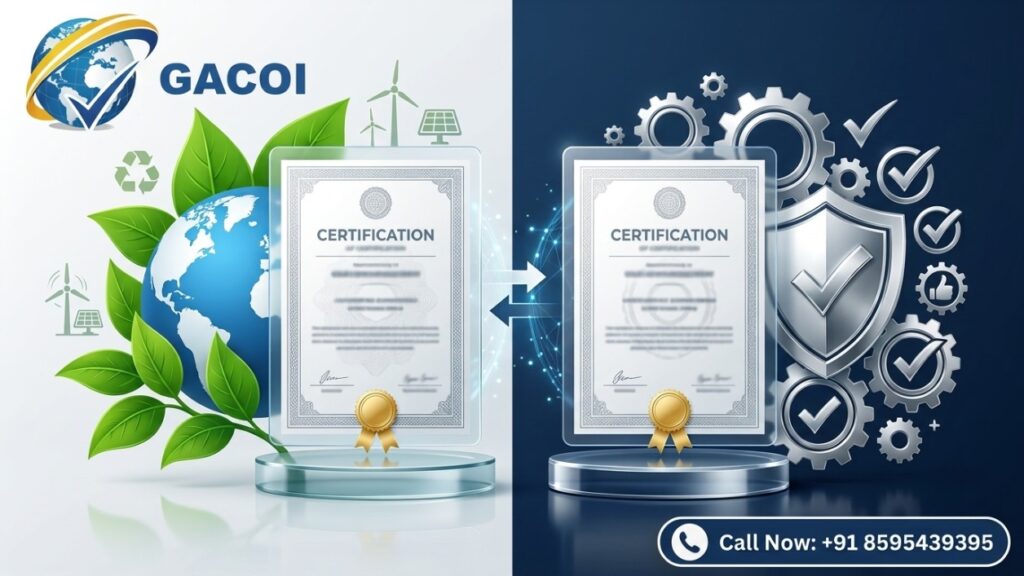 ISO 14001 vs ISO 9001 