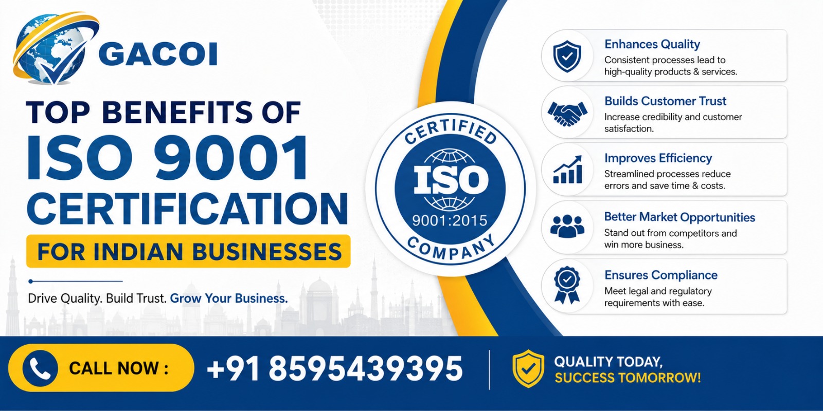 Top benefits of ISO 9001